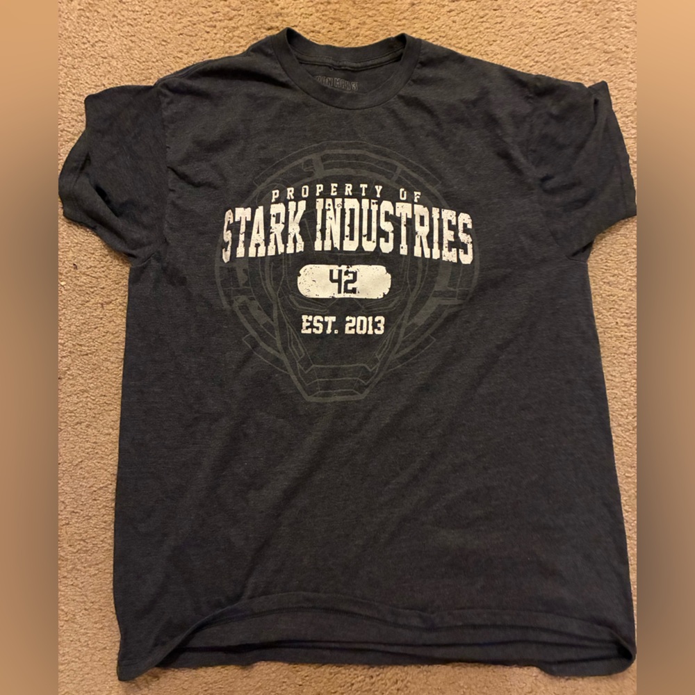 Stark Industries Black Graphic Tee